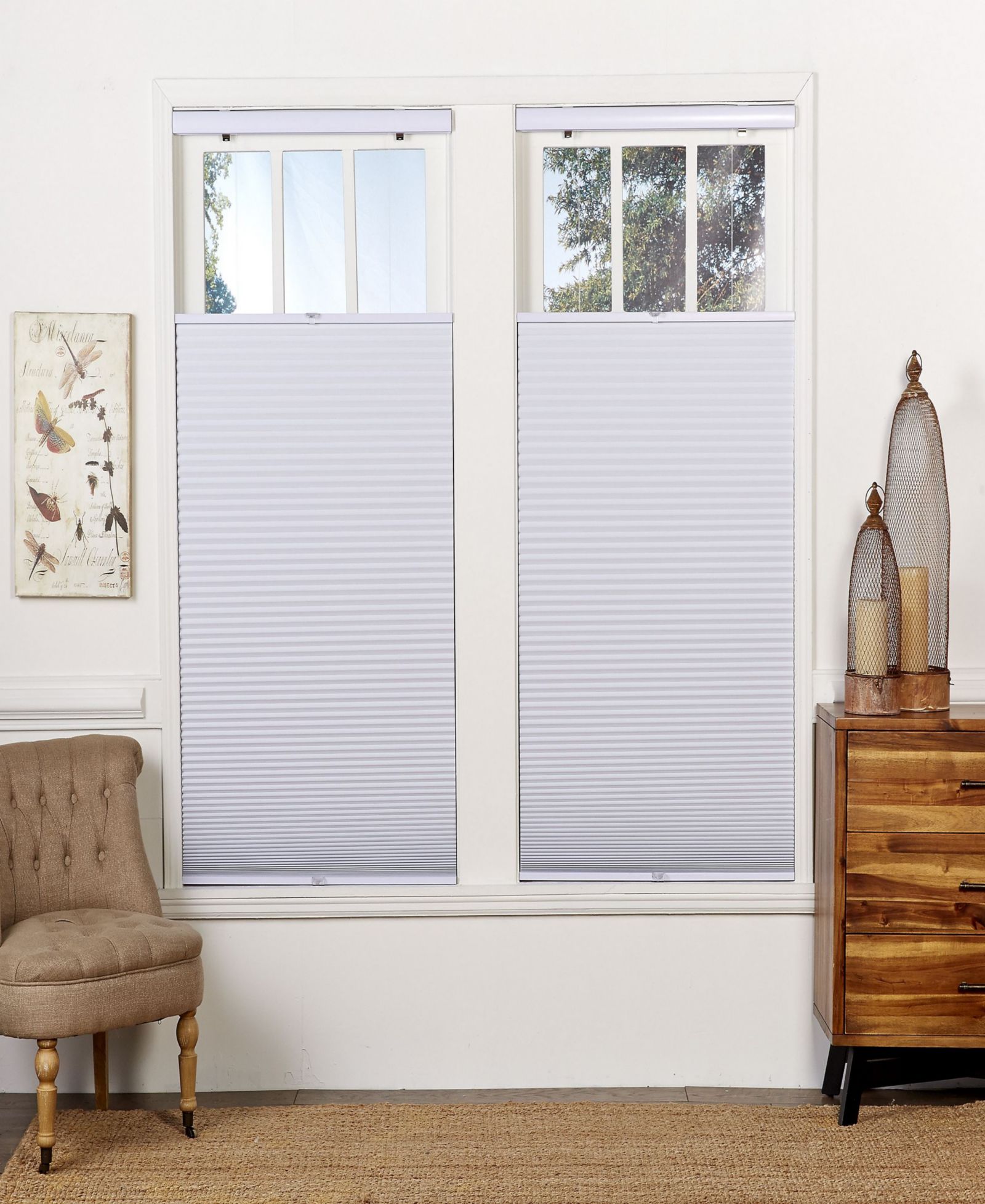 Рулонная штора Cordless Blackout Top Down Bottom Up 31" x 64"