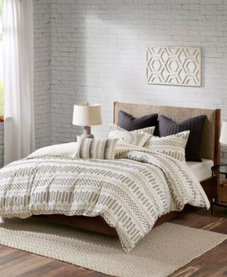 INK+IVY Rhea Jacquard комплект из 3 чехлов для пододеяльника, Full/Queen
