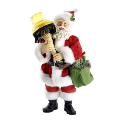 Декоративная лампа Kurt Adler Leg Lamp Santa с подсветкой, 10 дюймов