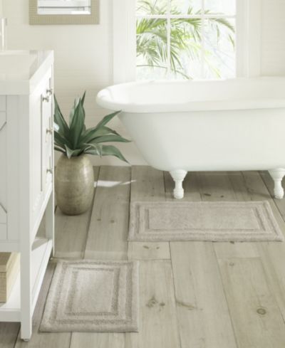 Tommy Bahama Home Isla хлопковый набор из 2 ковриков для ванной с узором