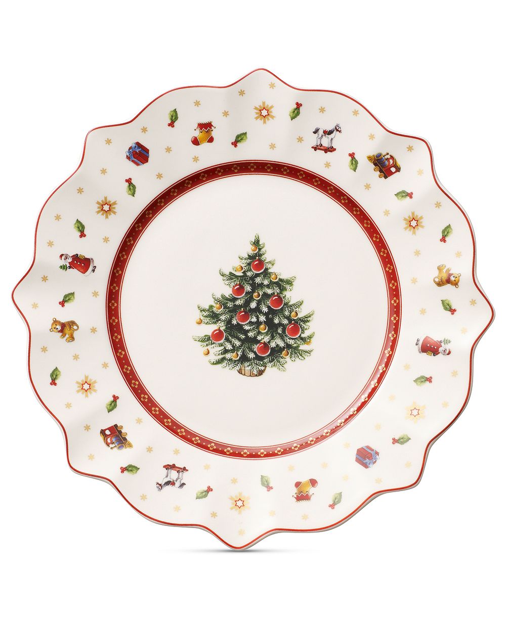 Белая салатная тарелка Villeroy & Boch Toy's Delight