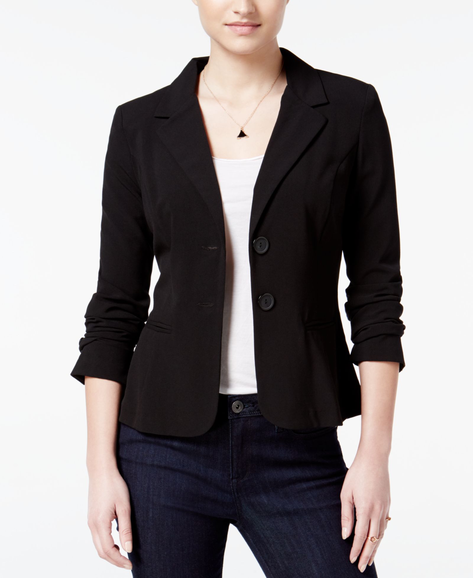 BCX Juniors' Two-Button Blazer