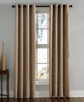 Lenox 50" x 144" Crushed Texture Curtain Panel