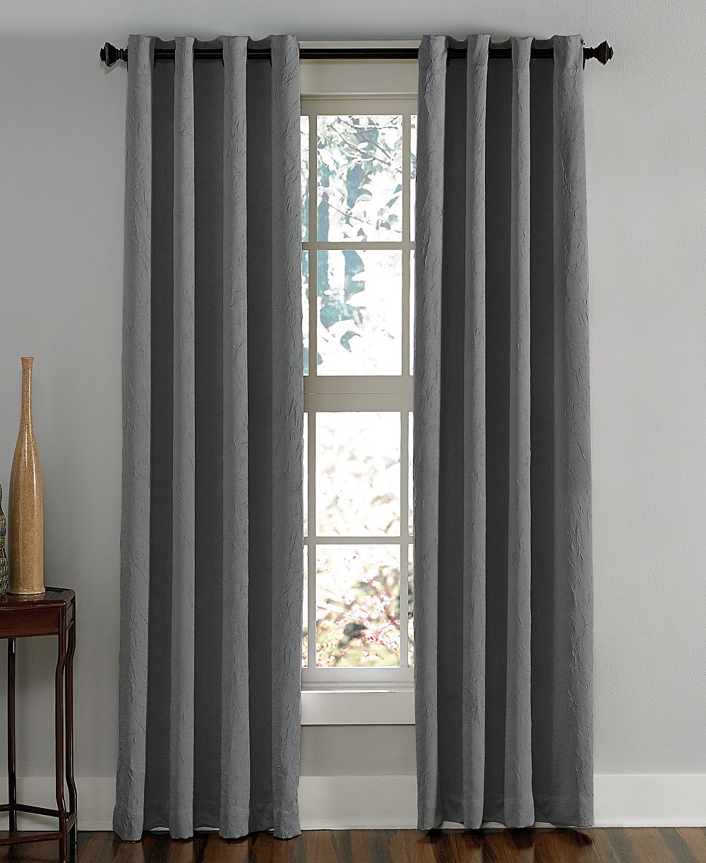 Lenox 50" x 144" Crushed Texture Curtain Panel