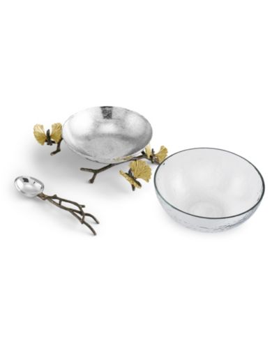 Michael Aram Butterfly Gingko Glass Nut Dish