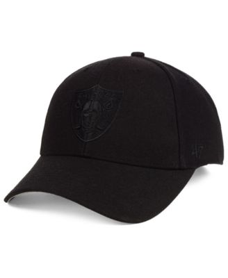 Кепка '47 Brand Las Vegas Raiders Black & Black MVP Strapback