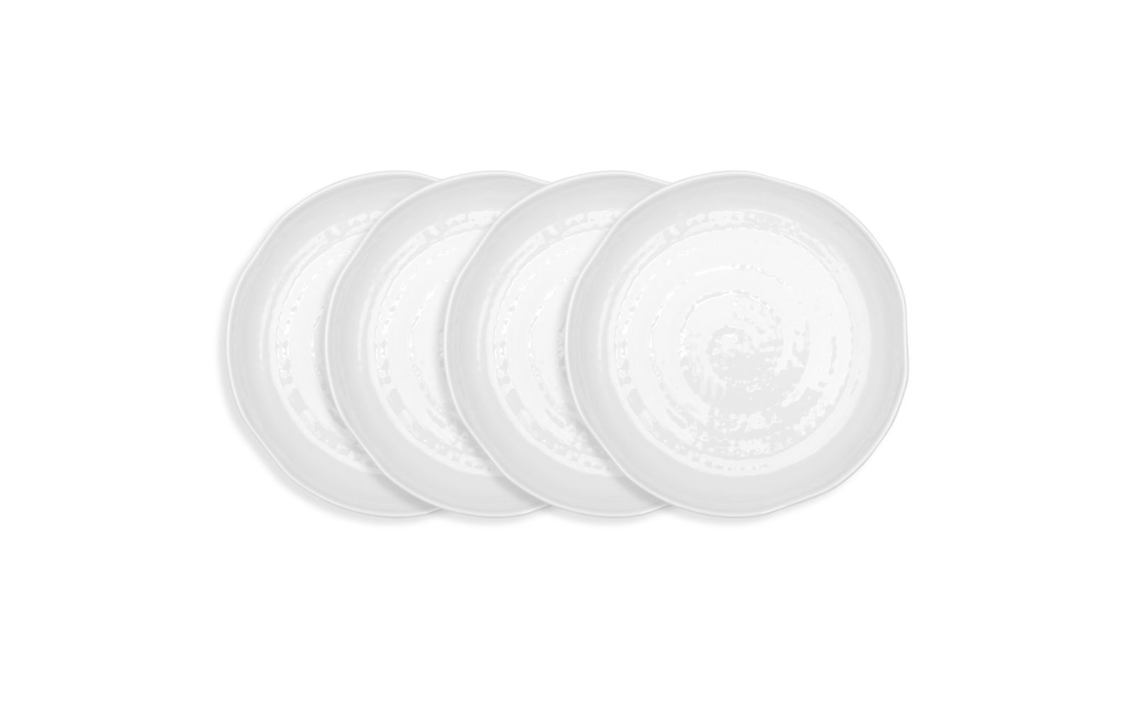 Q Squared Pearl Melamine 4-Pc. Dinner Plate Set