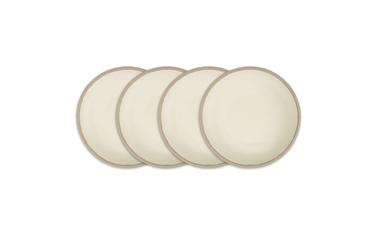 Q Squared Potter Stone Melaboo 4-Pc. Salad Plate Set