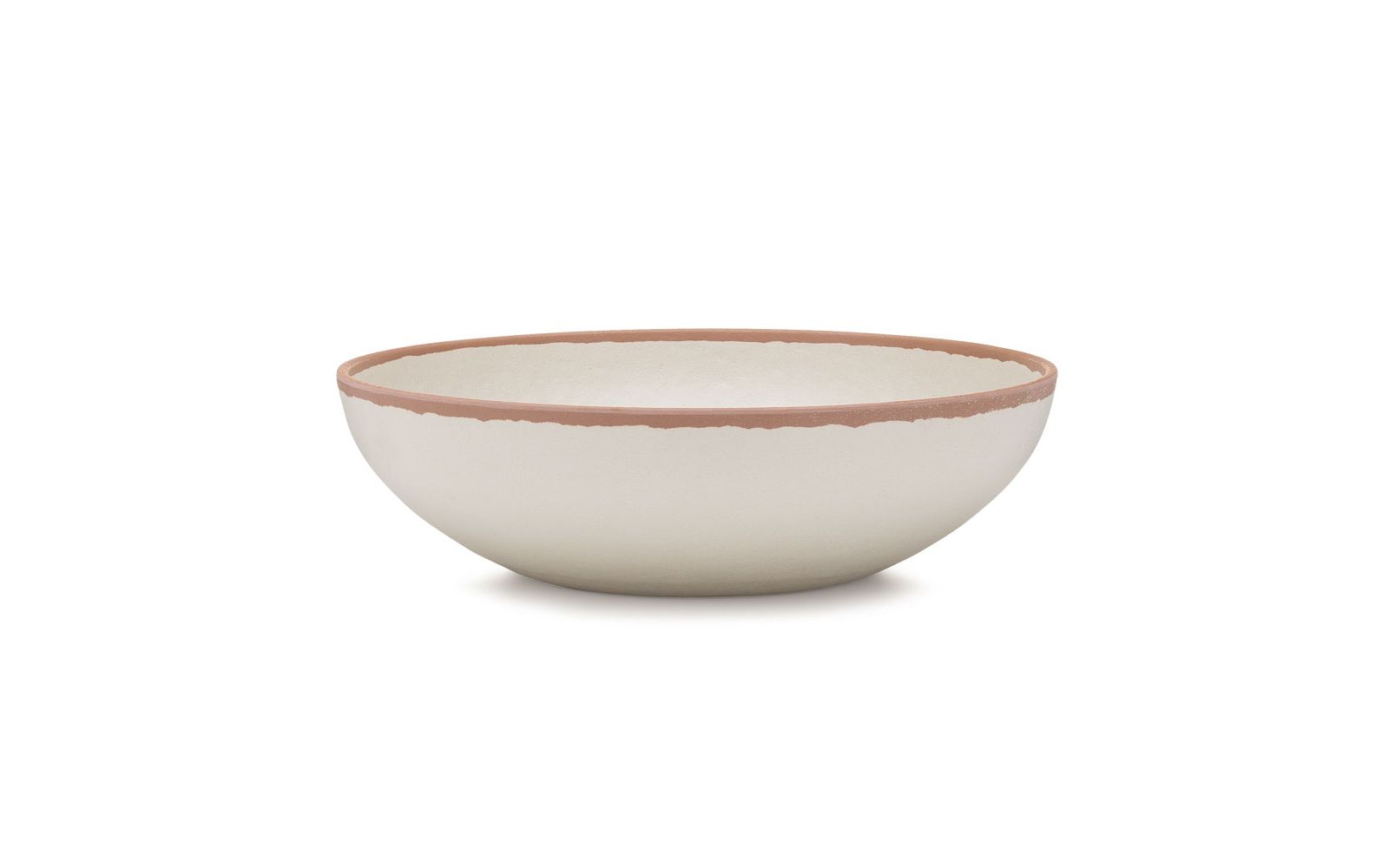 Q Squared Potter Terracotta 12" Melaboo Round Serving Bowl