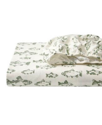 Eddie Bauer Printed Cotton Flannel 4-Pc. Sheet Set, Queen
