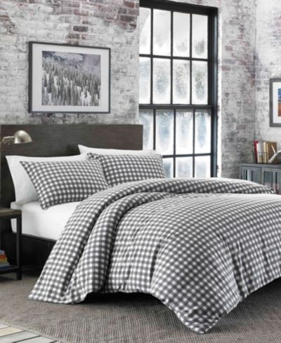 Eddie Bauer Preston Cotton Flannel 3-Pc. Comforter Set, King
