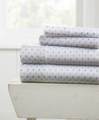 Navy Fleur De Lis