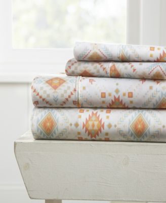 Комплект постельного белья ienjoy Home The Boho & Beyond Premium Ultra Soft Pattern, 4 шт., King