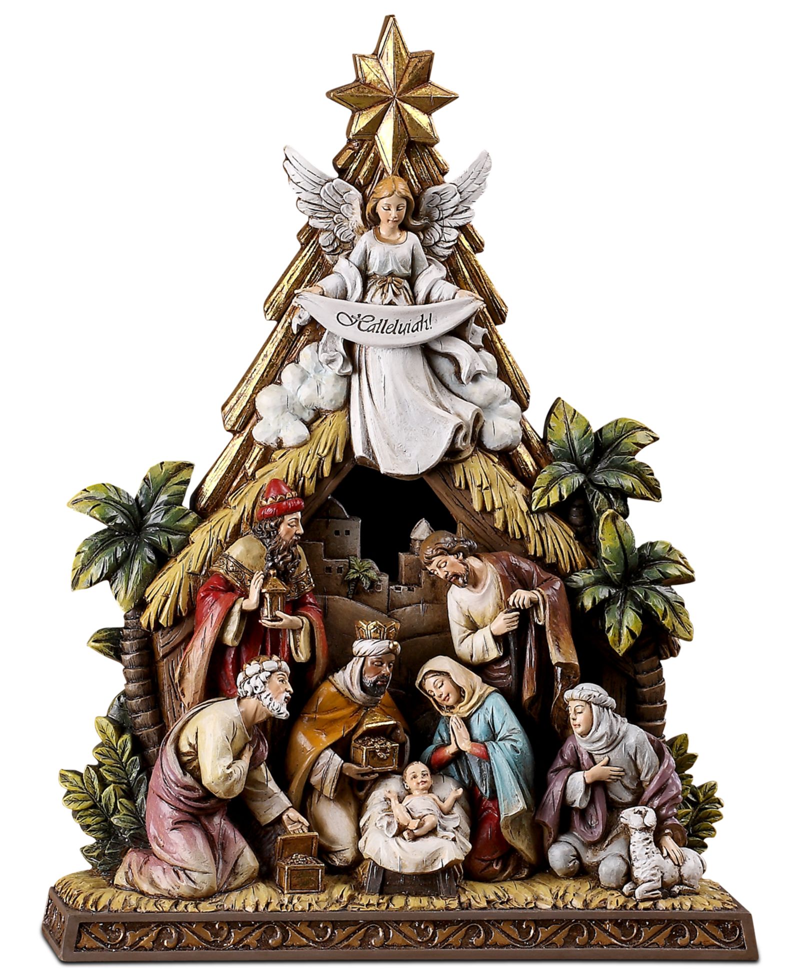Napco Angel Nativity Scene