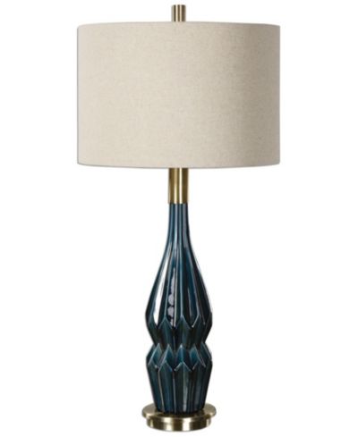 Керамическая лампа Uttermost Prussian Blue