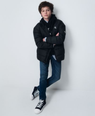 Детские джинсы Calvin Klein Big Boys Slim-Fit Denim five-pocket