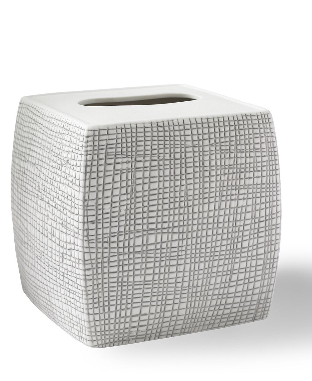 Cassadecor Cestino Embossed Porcelain Tissue Box Cover
