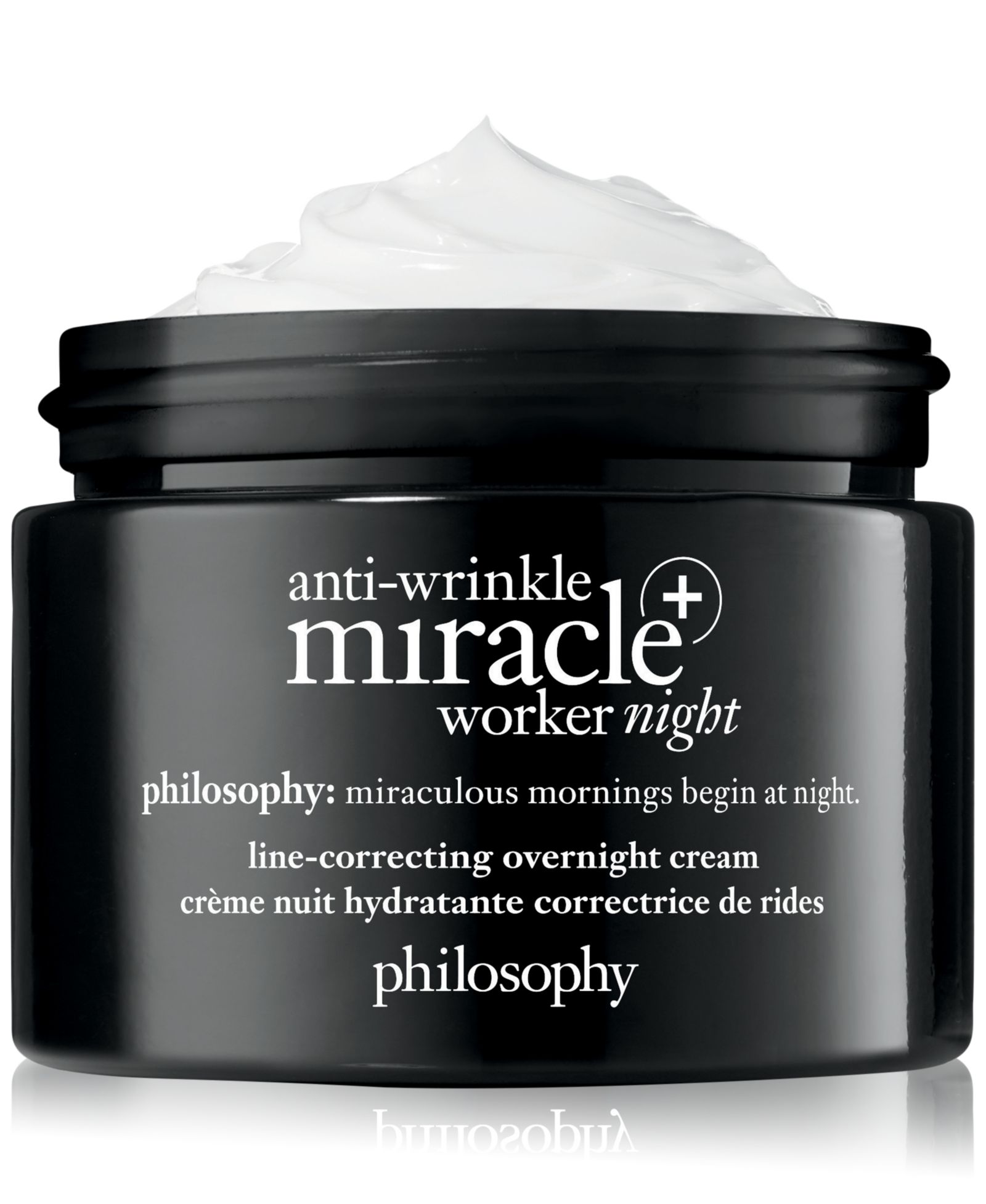 Ночной крем philosophy Anti-Wrinkle Miracle Worker+ для коррекции морщин, 2-oz.
