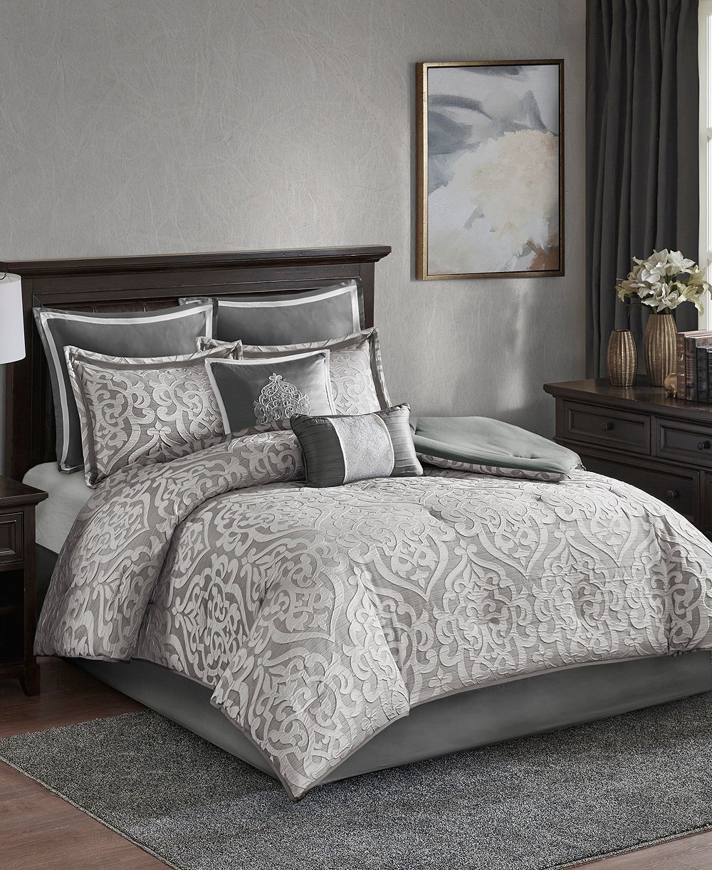 Madison Park Odette Jacquard 8-Pc. Comforter Set, King