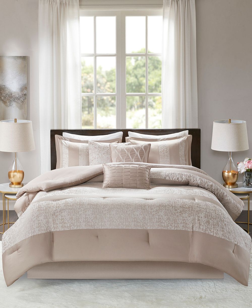 Комплект из 7 предметов Madison Park Ava Jacquard Chenille, Queen
