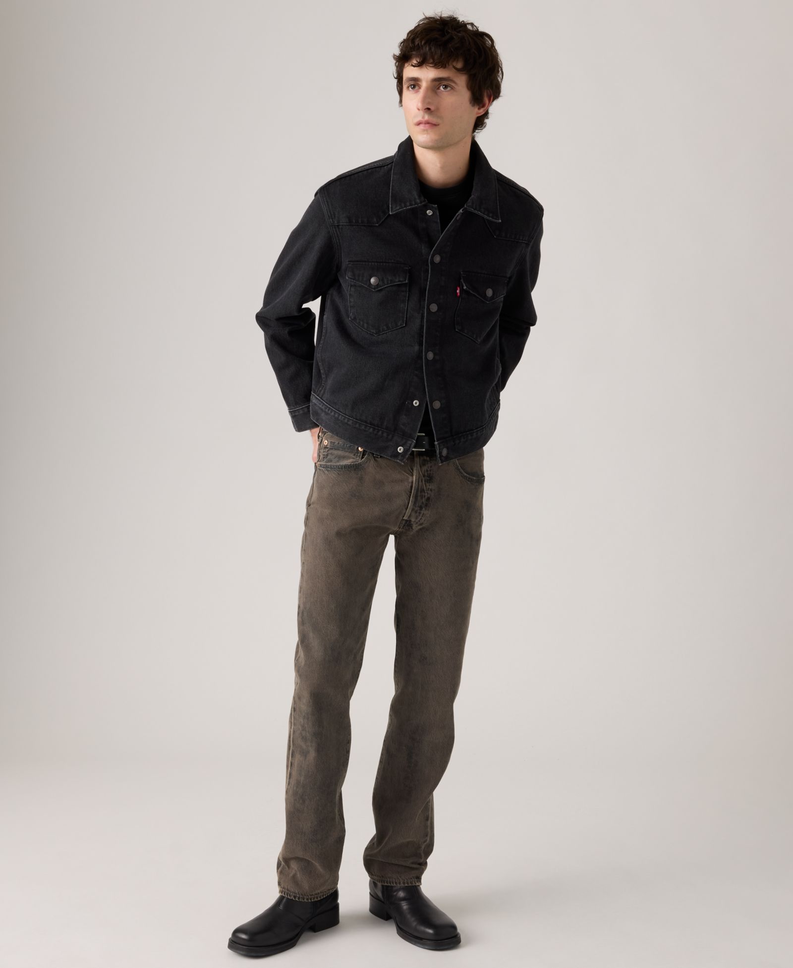 Мужские джинсы Levi's 501™ Regular-Fit с пуговицами, не тянутся