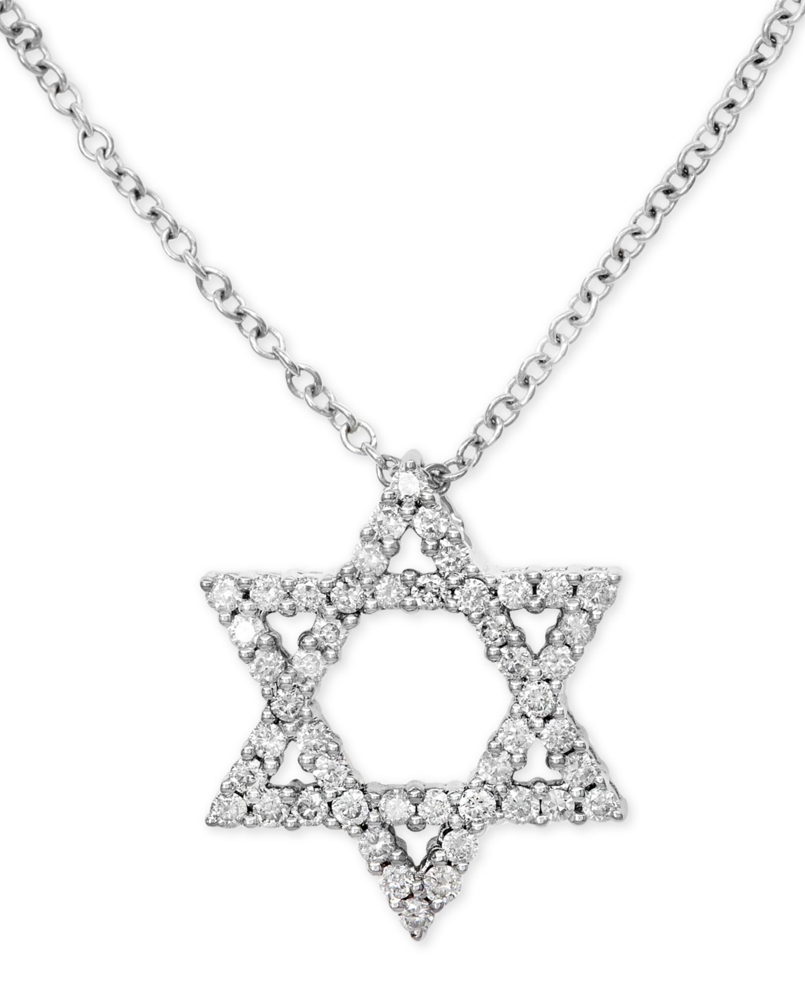 EFFY® Подвеска-кулон Звезда Давида в 14k White Gold