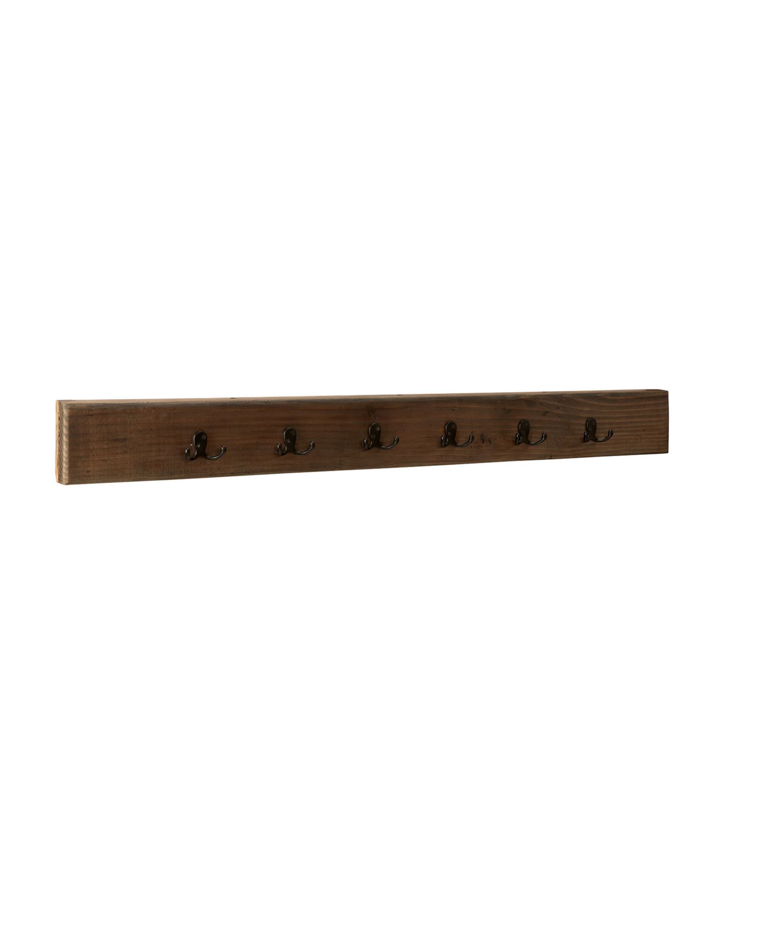 Pomona  48" Metal and Wood Wall Coat Hook