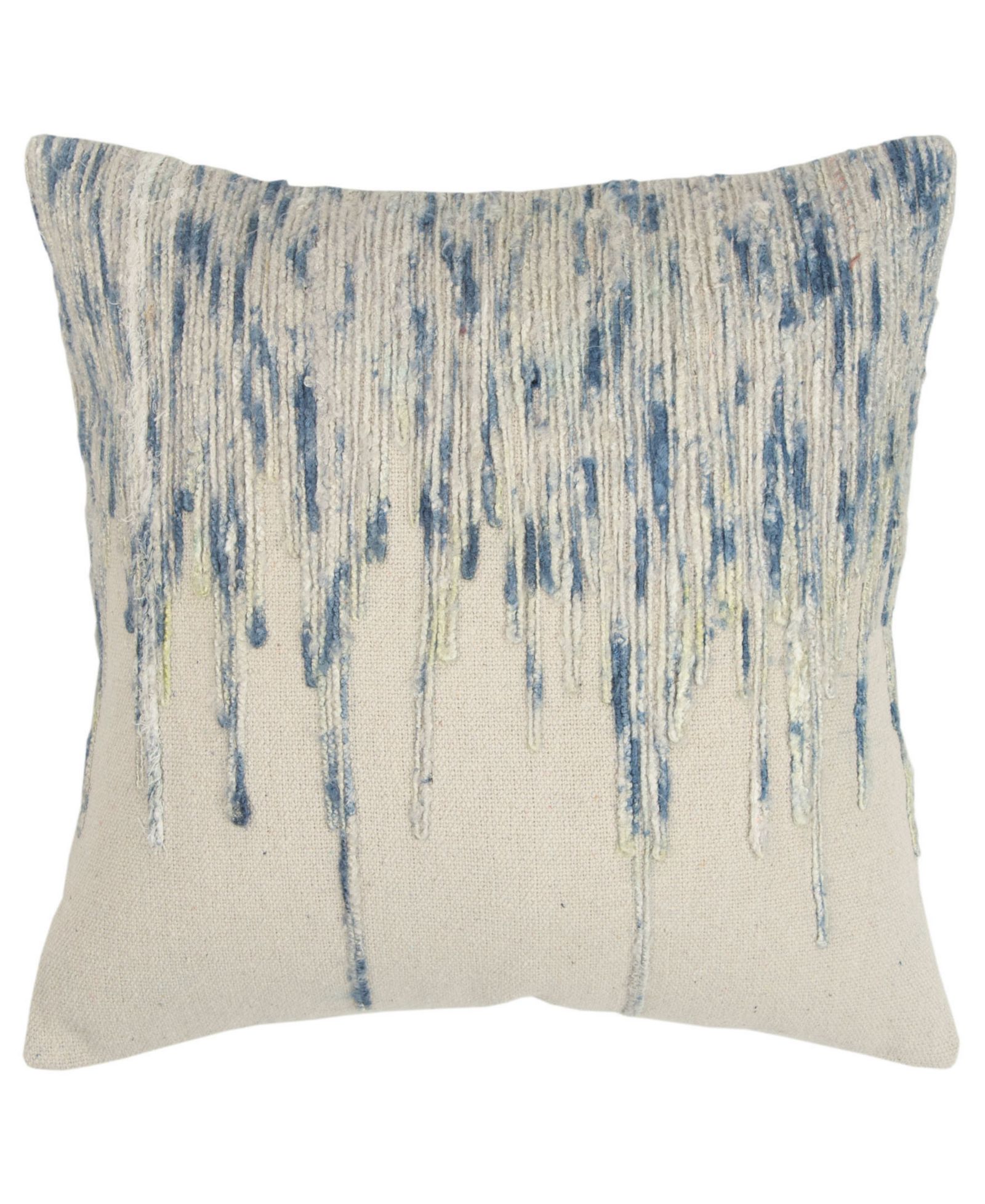 Rizzy Home Abstract Design Polyester Filled Decorative Pillow, 20" x 20"