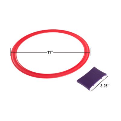 Trademark Global Hopscotch Ring Game, Multi-Colored, 10 Rings & 15 Connectors, Ages 3+