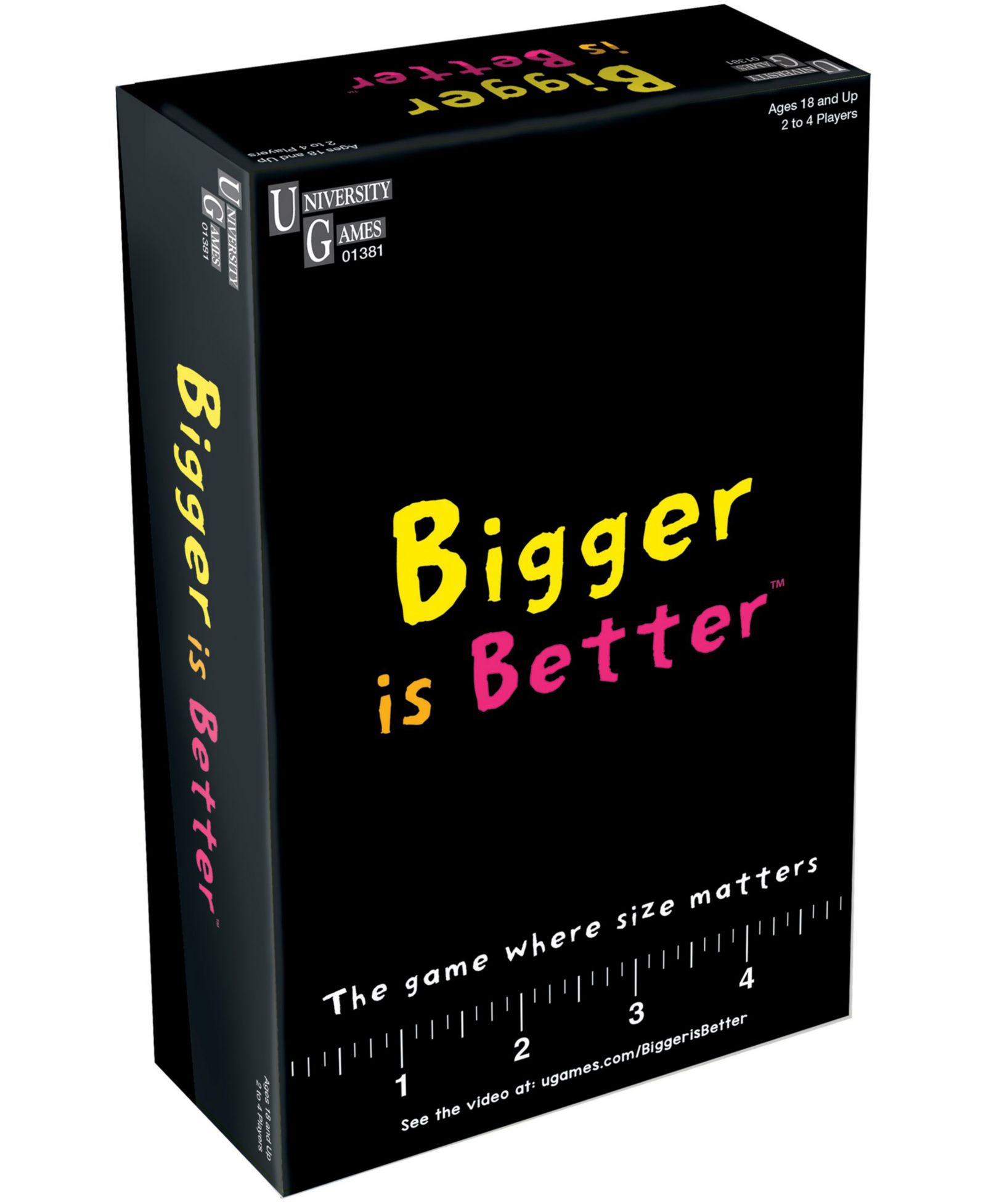 University Games Bigger is Better 110 Cards Board Game, Ages 18+