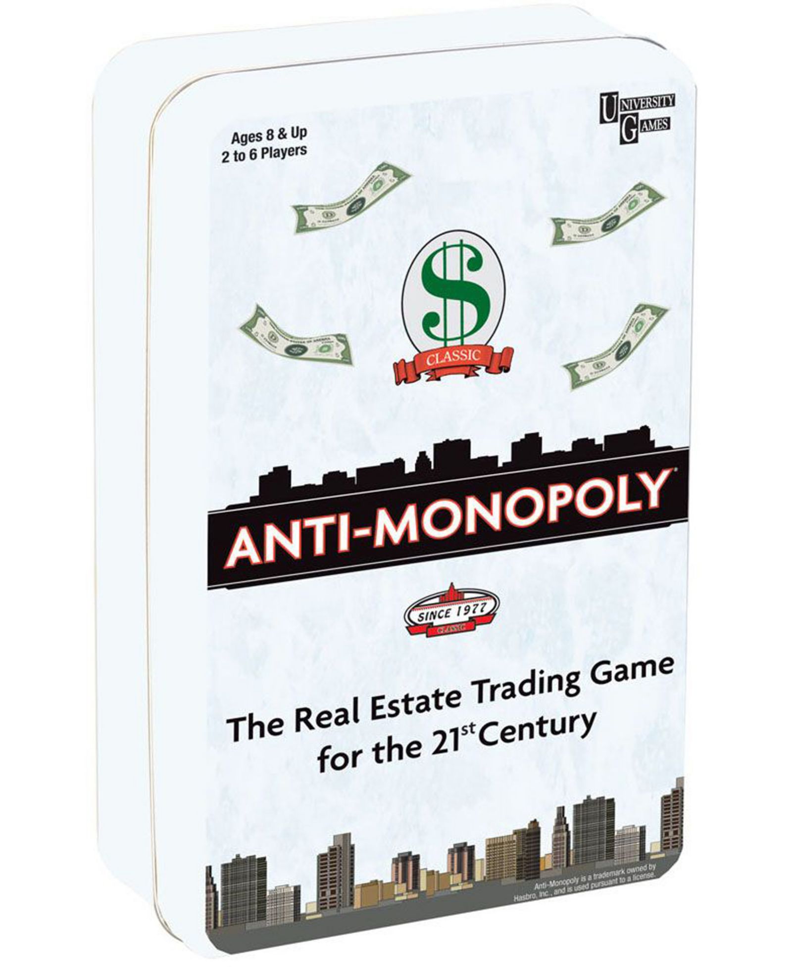Настольная игра Anti-Monopoly Travel Tin