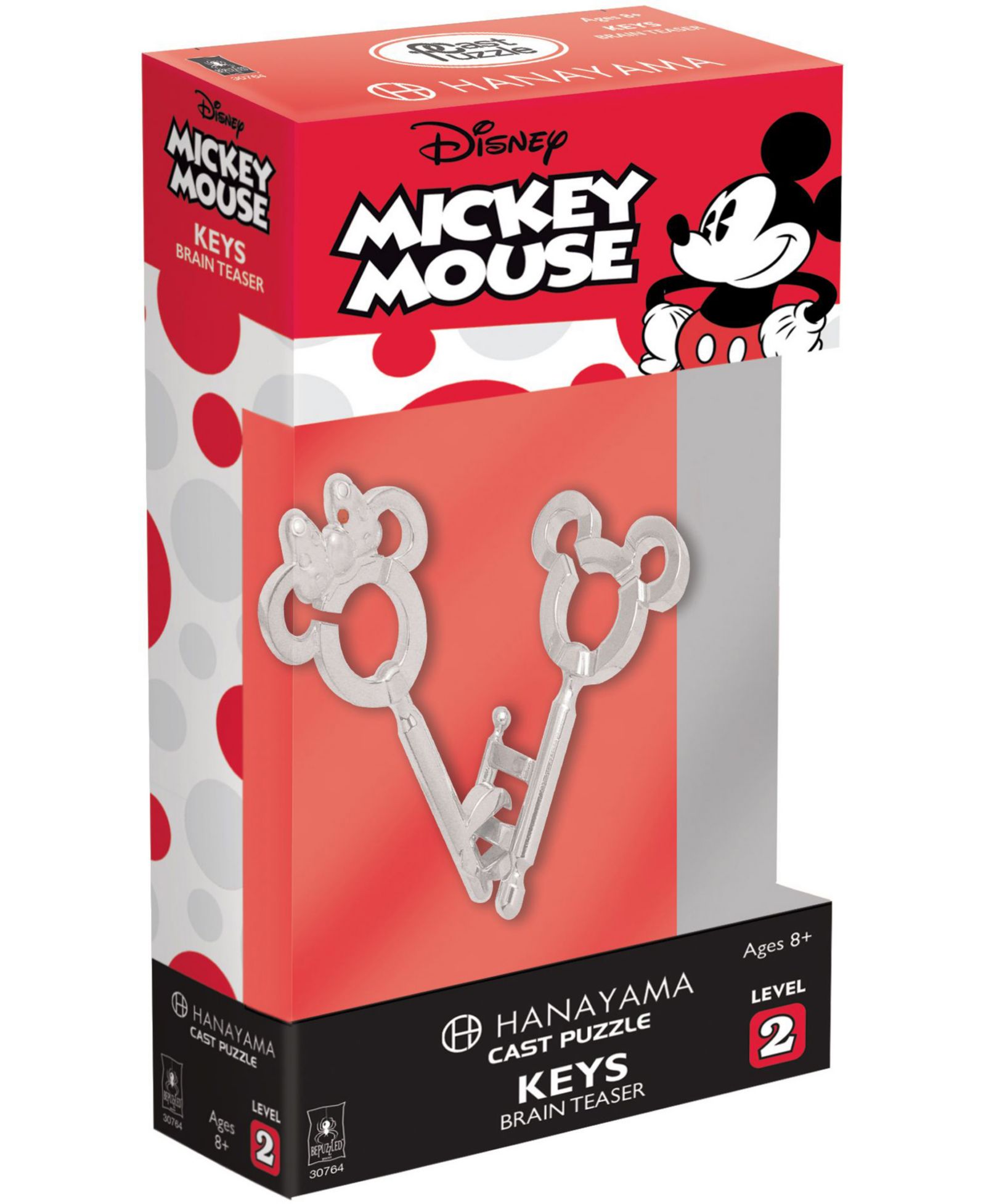 Литая головоломка Hanayama Level 2 Disney Mickey Mouse- Mickey or Minnie Keys