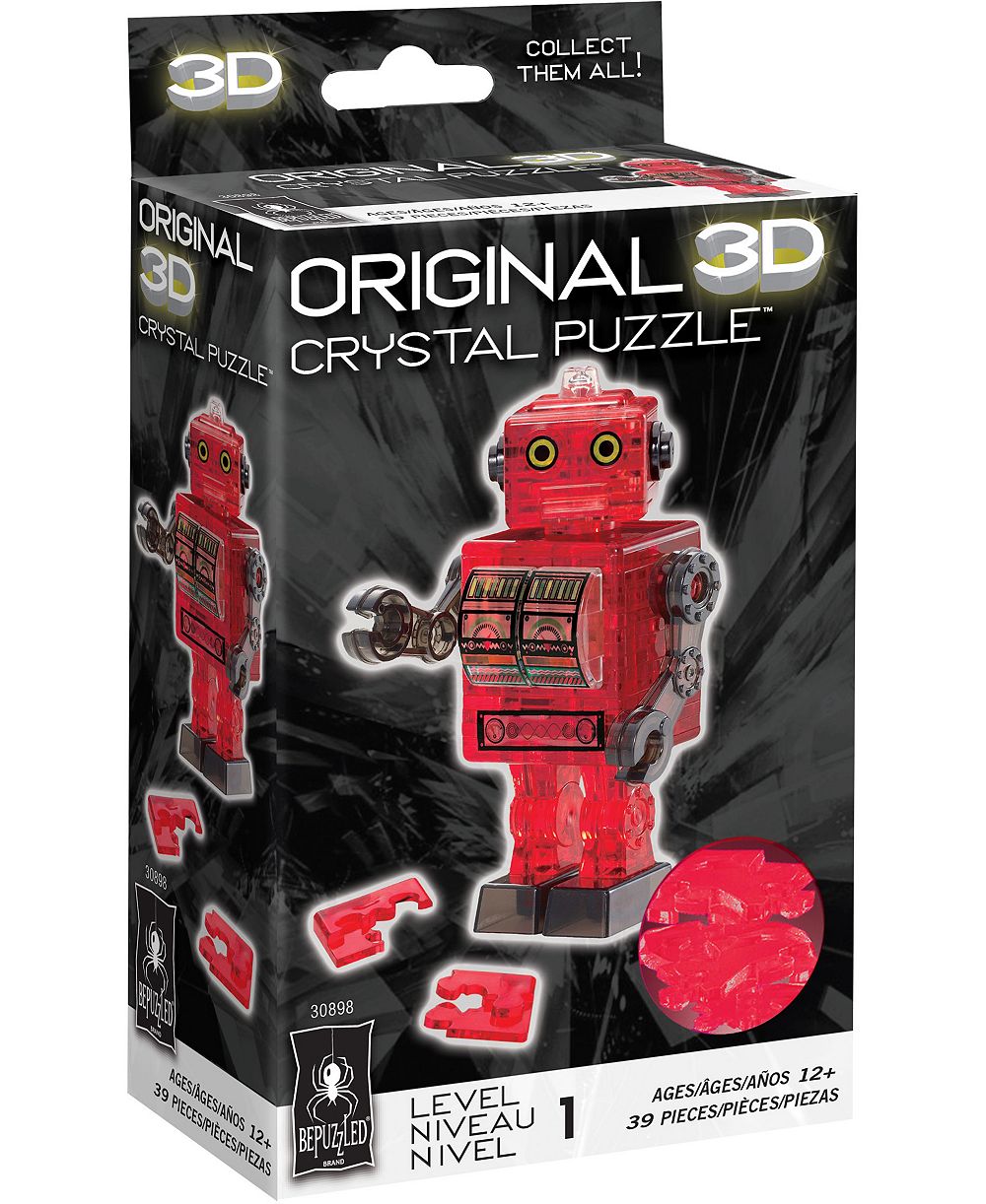 3D кристальный пазл Tin Robot