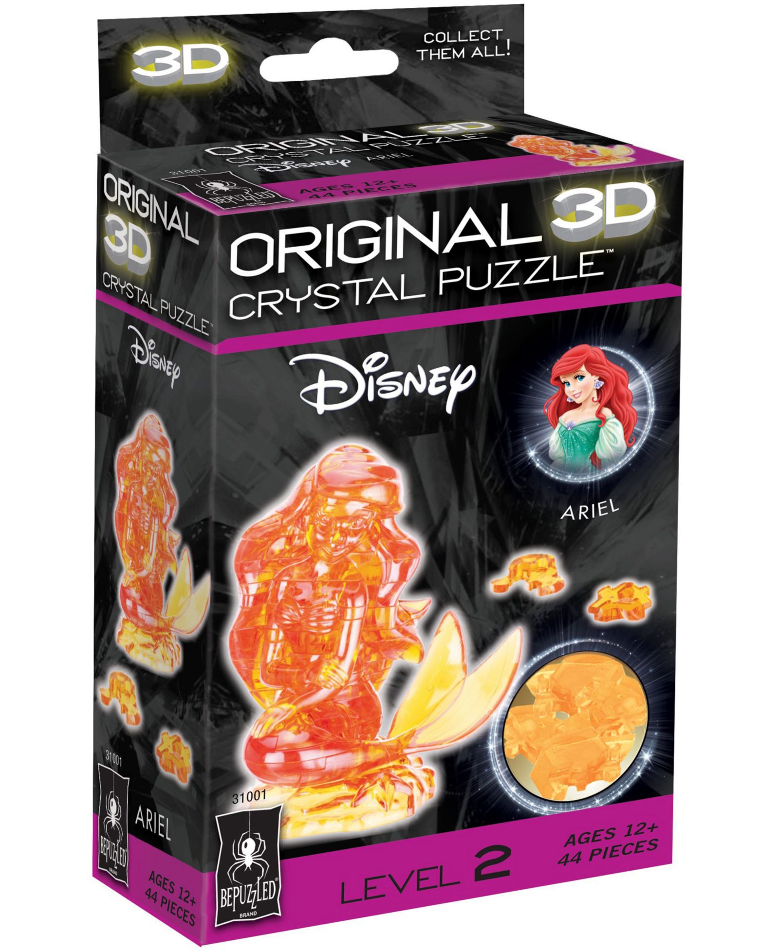 3D кристальный пазл Disney Ariel