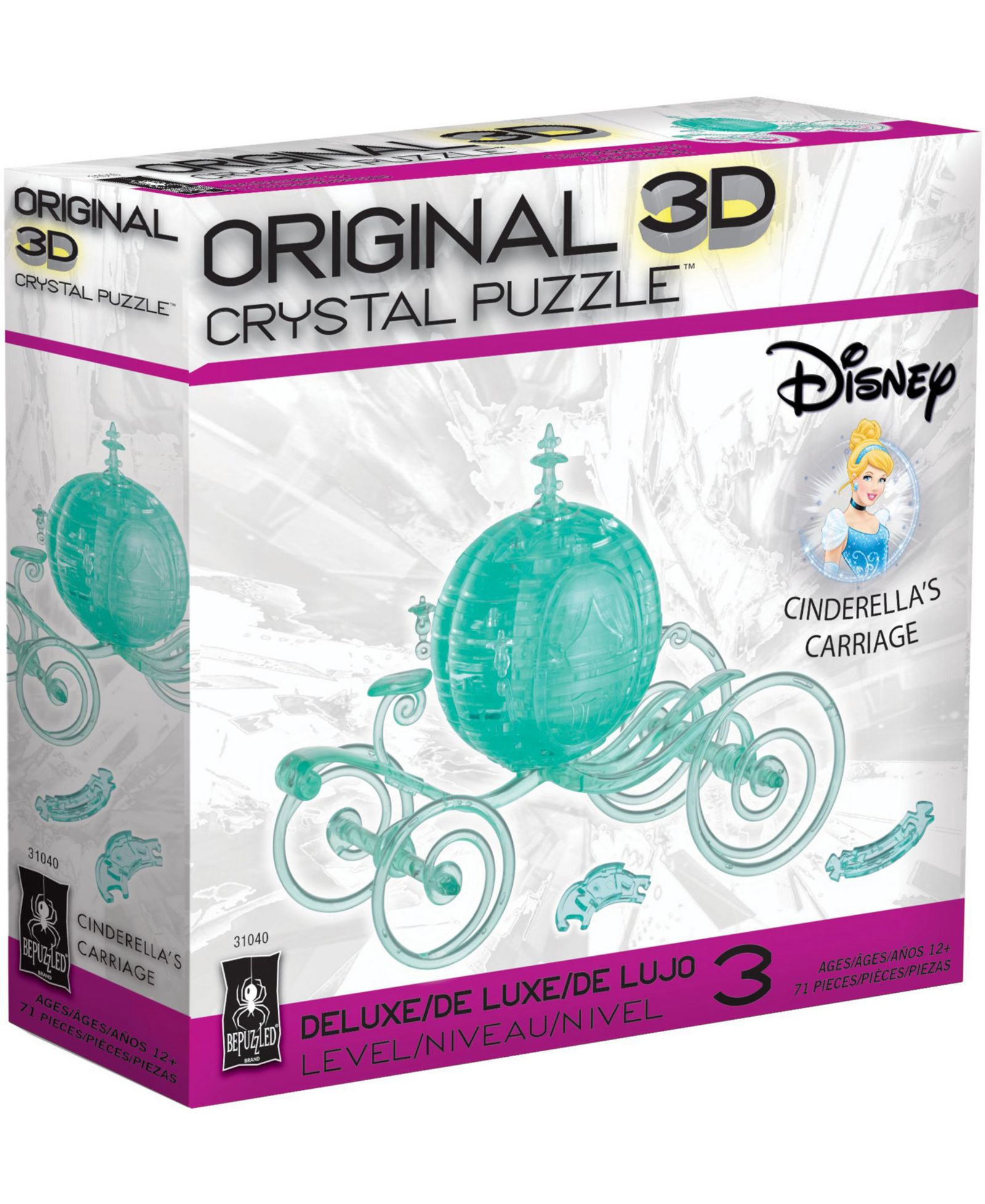 3D Crystal Puzzle - карета Золушки Disney