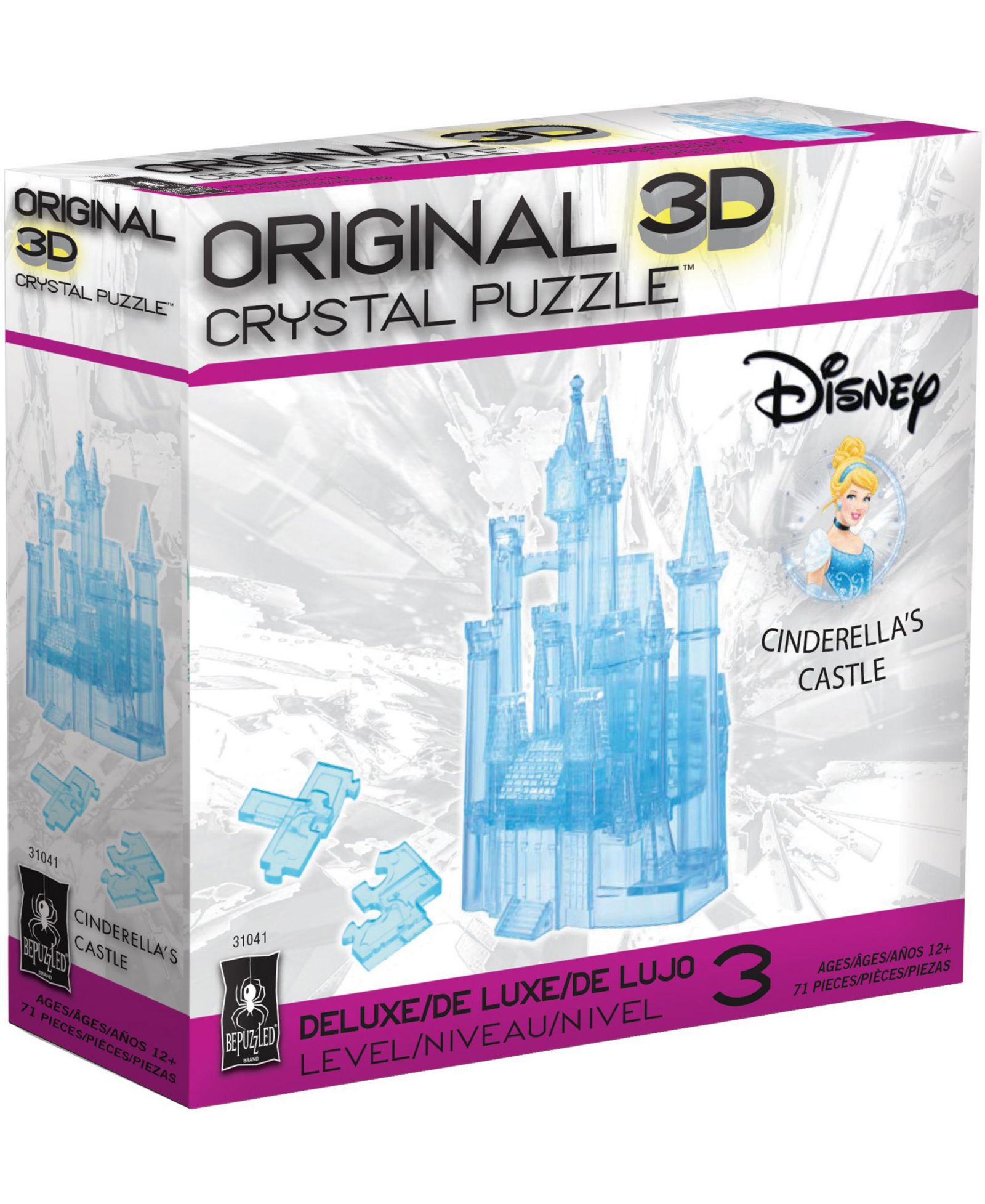 3D кристальный пазл Disney Cinderella's Castle