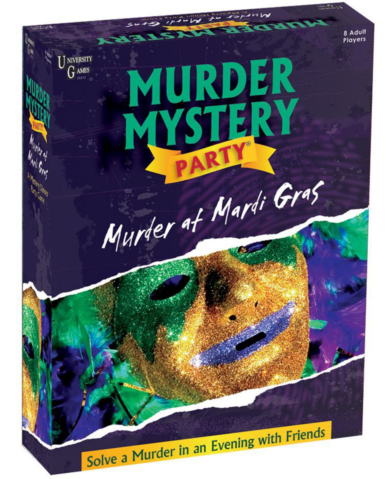 University Games Murder at Mardi Gras Board Game, Ages 16+ настольная игра