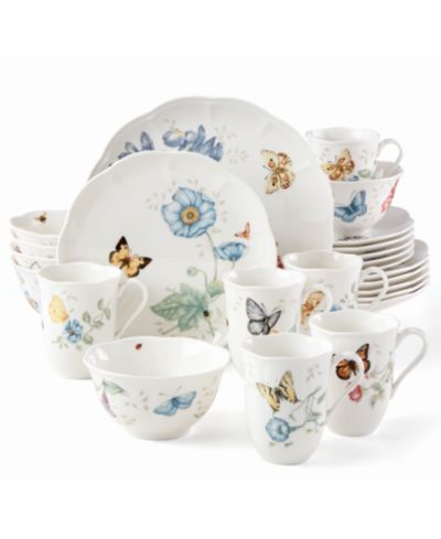 Набор столовой посуды Lenox Butterfly Meadow, 24 шт., на 6 персон
