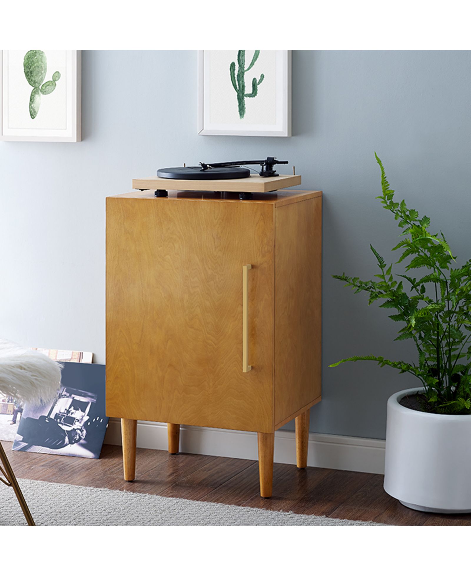 Подставка для проигрывателя Everett Record Player Stand