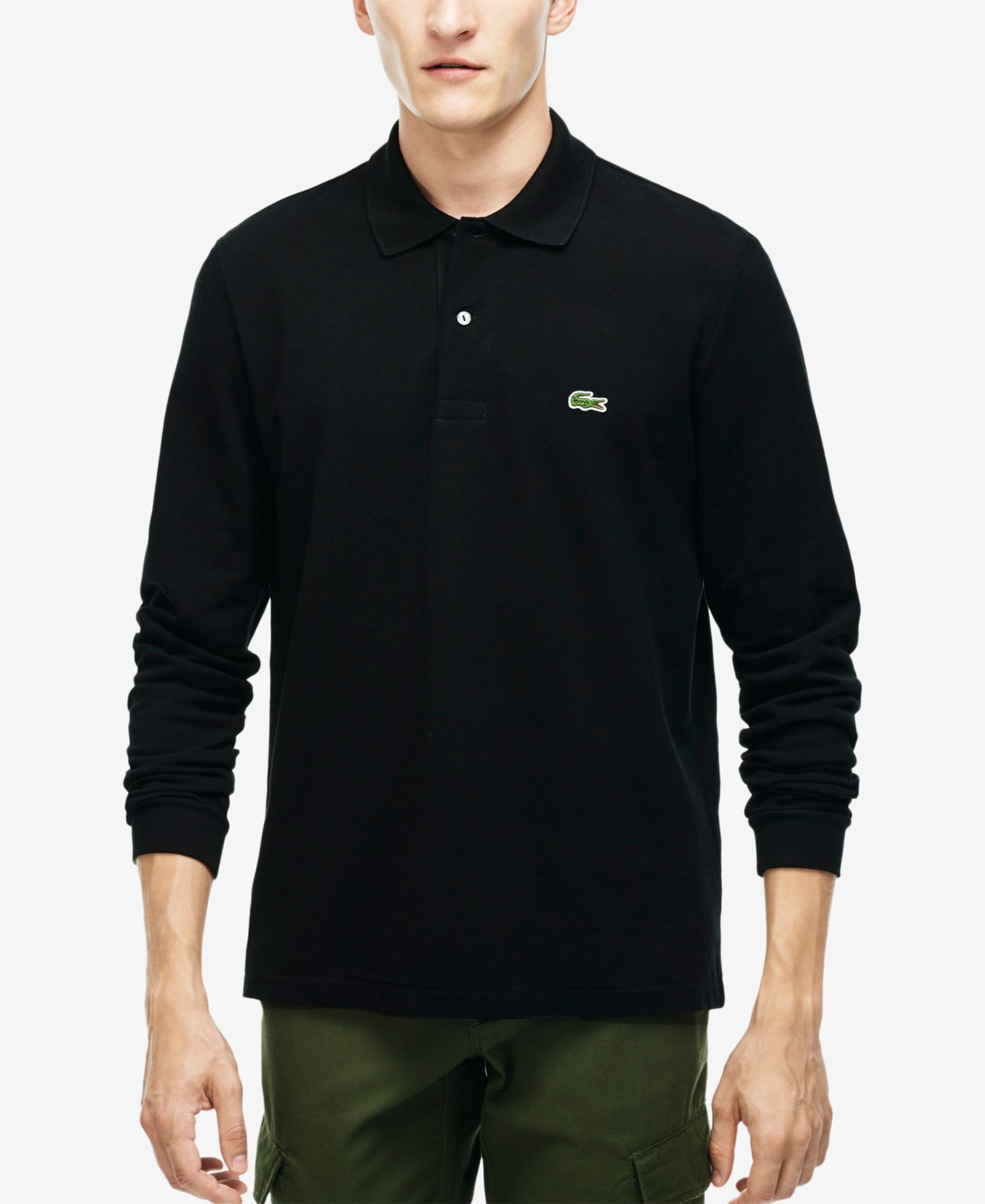 Lacoste Мужская рубашка поло Lacoste Classic Fit Long-Sleeve