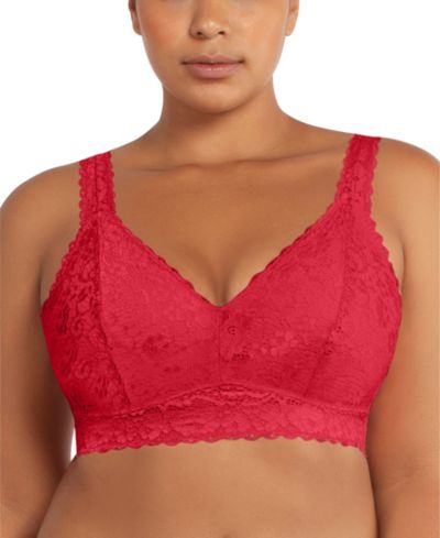 PARFAIT Women's Adriana Wire-Free Lace Bralette, Blackberry, 30I