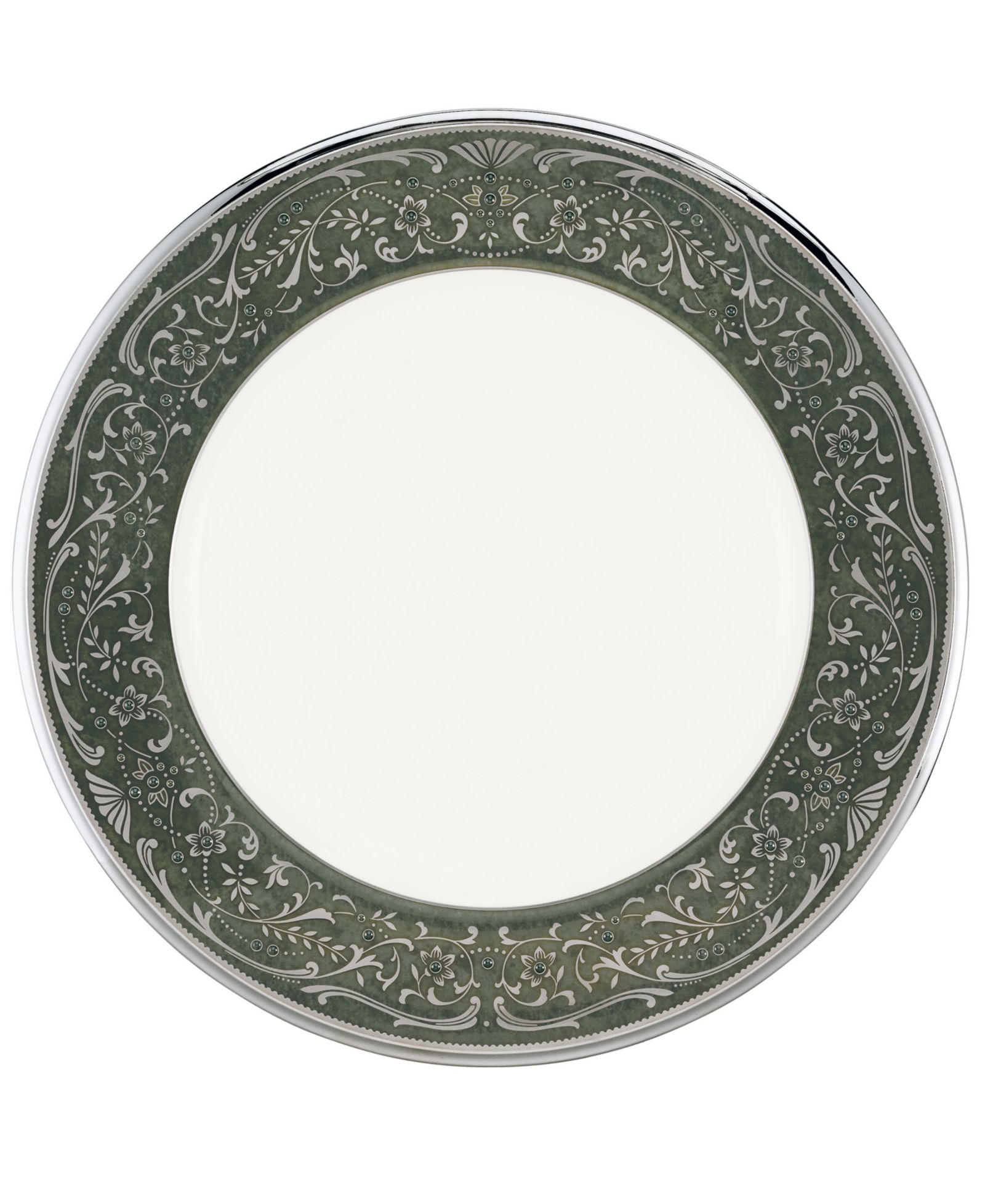 Noritake декоративная тарелка Silver Palace 9.50"