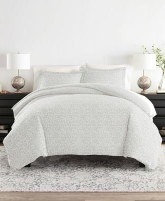 ienjoy Home Tranquil Sleep Patterned 3-Pc. Duvet Cover Set, Full/Queen