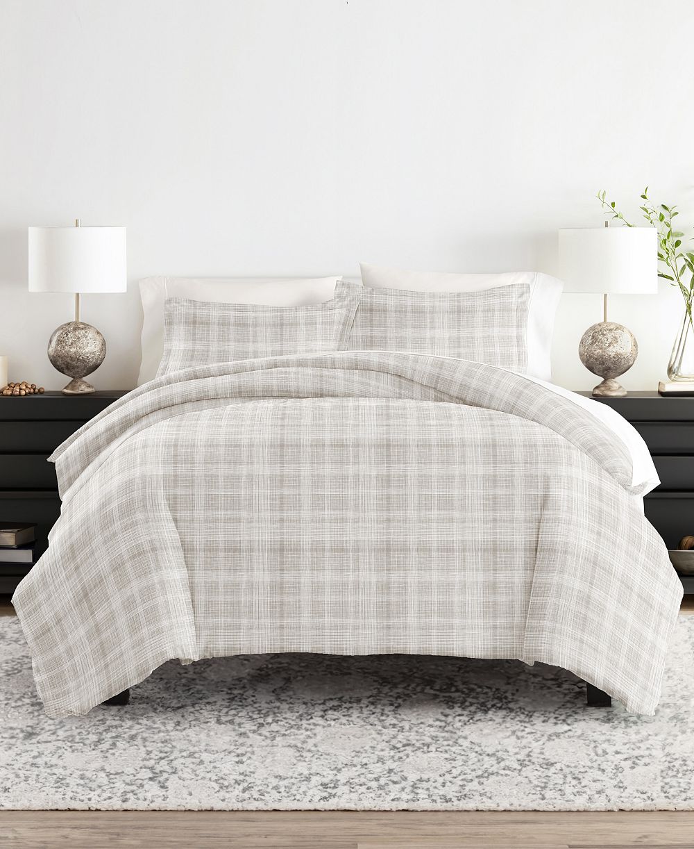 Комплект из 2 пододеяльников ienjoy Home Elegant Designs с узором, Full/Queen