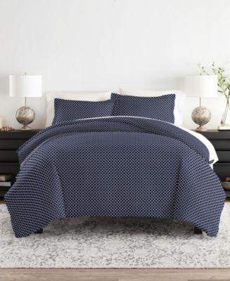 Navy Quatrefoil