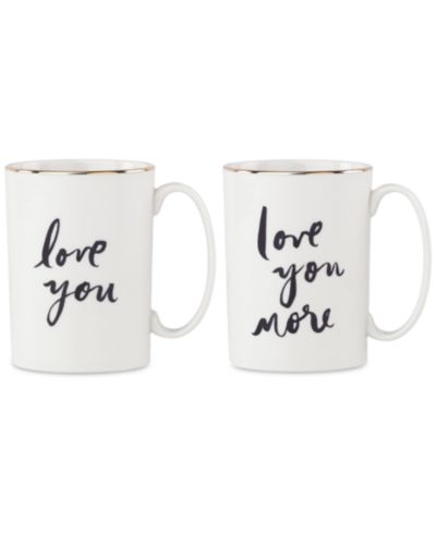 kate spade new york Bridal Party Love You кружки, набор из 2 шт