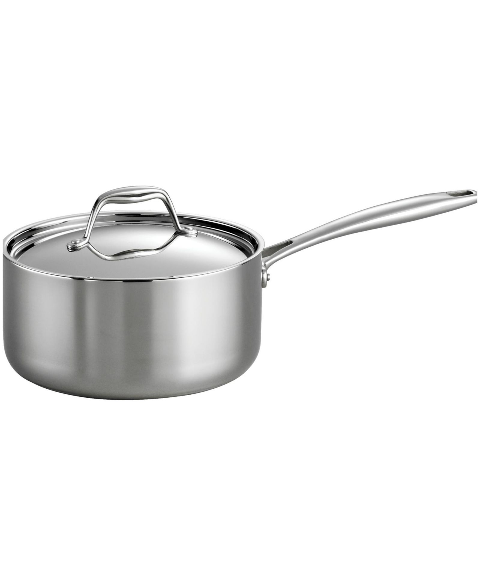 Сотейник Tramontina Signature 3-Quart Tri-Ply Clad Stainless Steel с крышкой