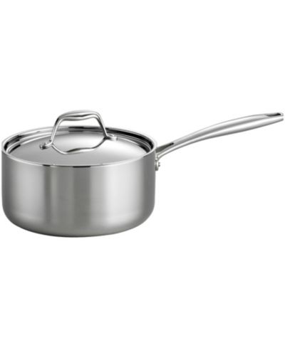 Tramontina Signature 3-Quart Tri-Ply Clad Stainless Steel Sauce Pan with Lid