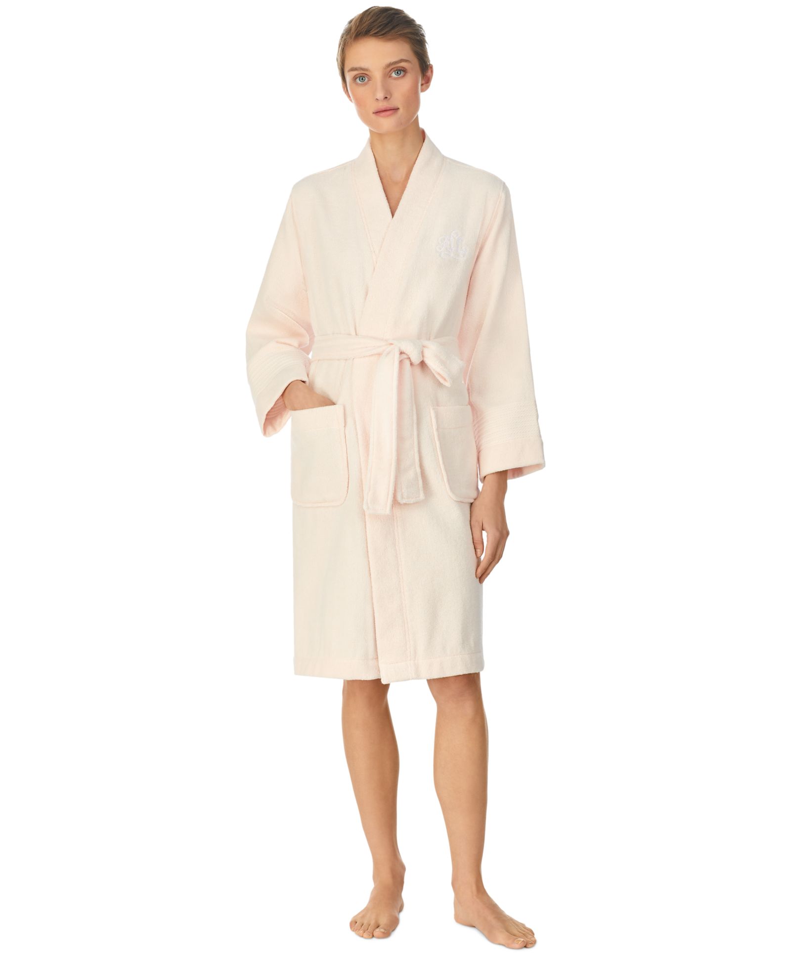 Lauren Ralph Lauren Greenwich Woven Terry Bath Robe