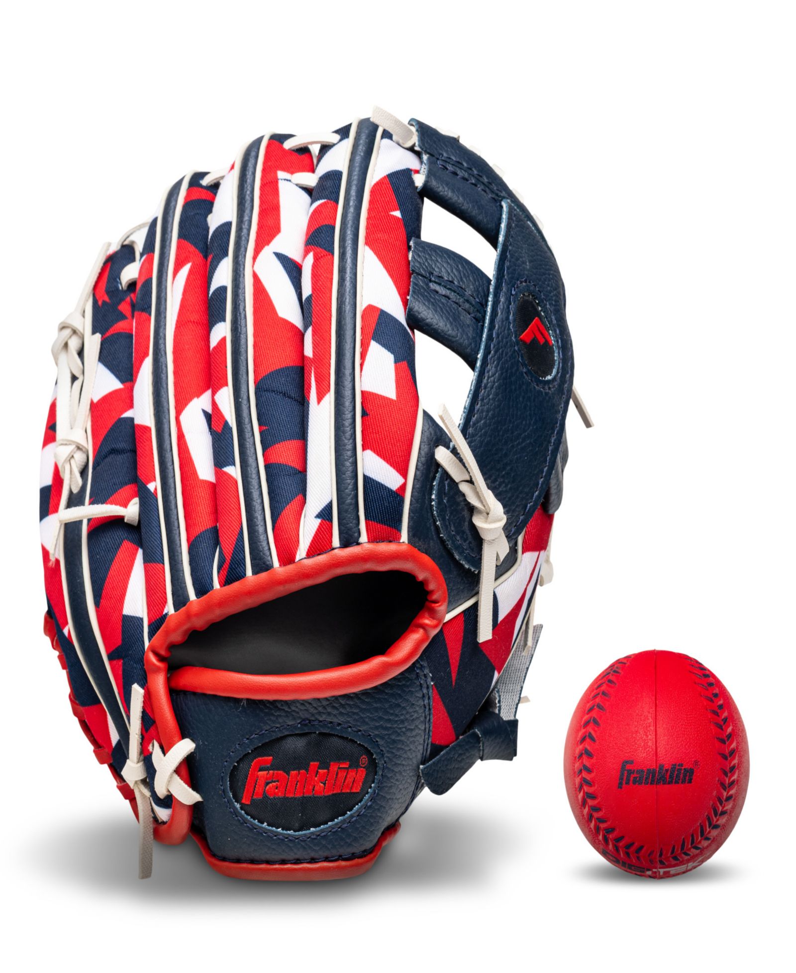 Комплект Franklin Sports 9.5" RTP Performance Digi Teeball: перчатка и мяч для правши